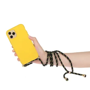 ROPE Kryt so šnúrkou Apple iPhone 15 Pro Max žltý