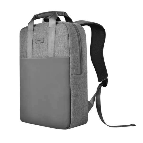 WIWU MINIMALIST Batoh pre laptop s uhlopriečkou do 15,6" šedý