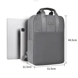 WIWU MINIMALIST Batoh pre laptop s uhlopriečkou do 15,6" šedý