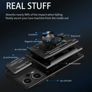 RING CAMERA Kryt s držiakom pre Xiaomi Poco F5 biely