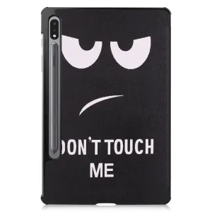 ART Zaklápacie puzdro pre Samsung Galaxy Tab S9 DON´T TOUCH ME