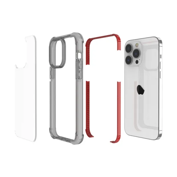 SPRING Ochranný kryt pre Apple iPhone 15 Pro bordový
