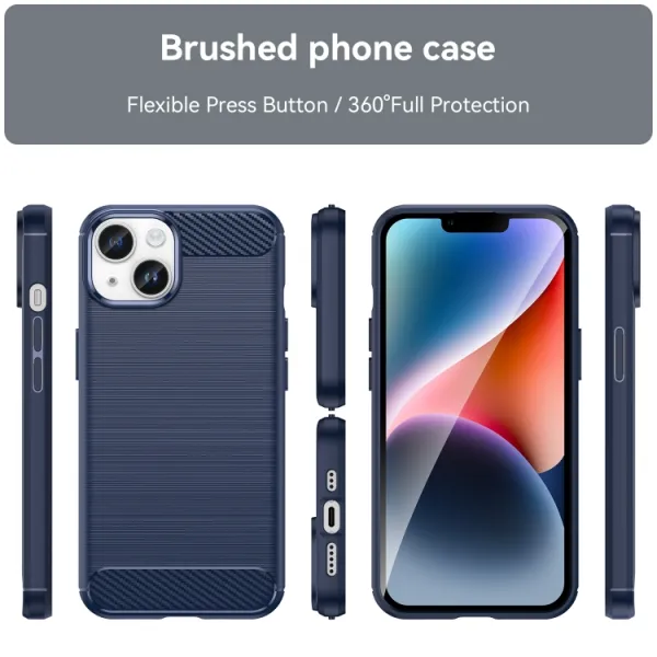 FLEXI TPU Kryt pre Apple iPhone 15 Plus modrý