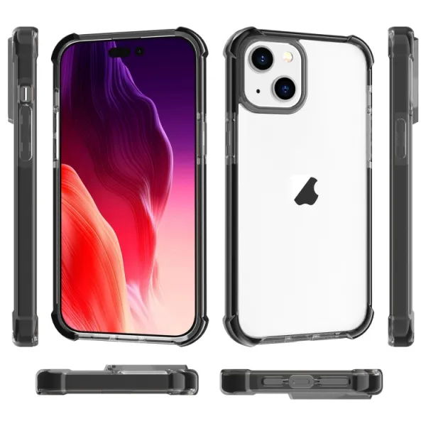 SPRING Ochranný kryt pre Apple iPhone 15 Plus čierny