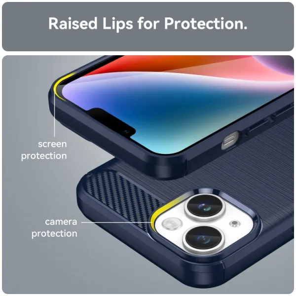 FLEXI TPU Kryt pre Apple iPhone 15 Plus modrý