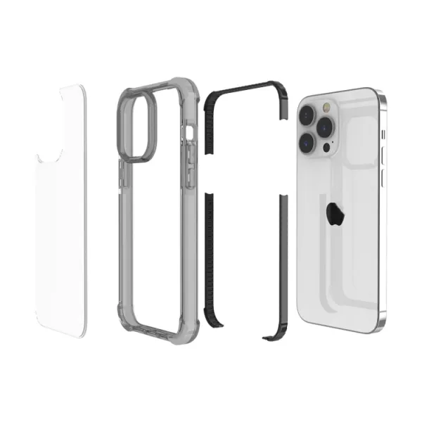 SPRING Ochranný kryt pre Apple iPhone 15 Pro čierny