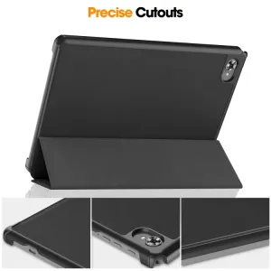 LEATHER Zaklápací kryt pre Teclast M40 Plus čierny