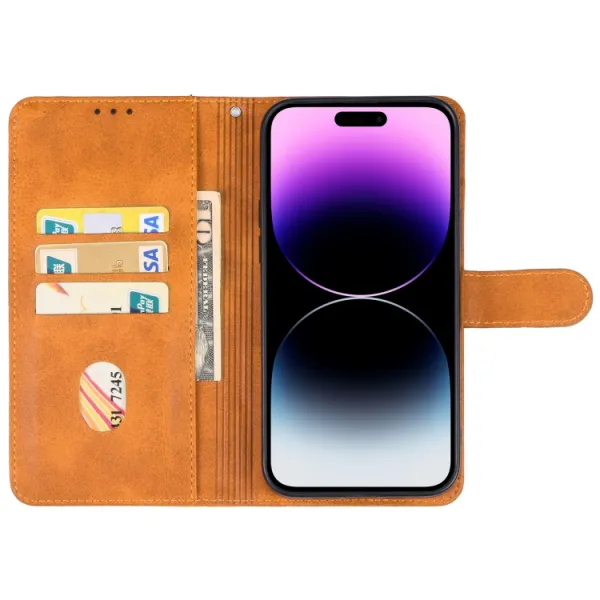 SMOOTH Peňaženkové puzdro pre Apple iPhone 15 Pro Max hnedé