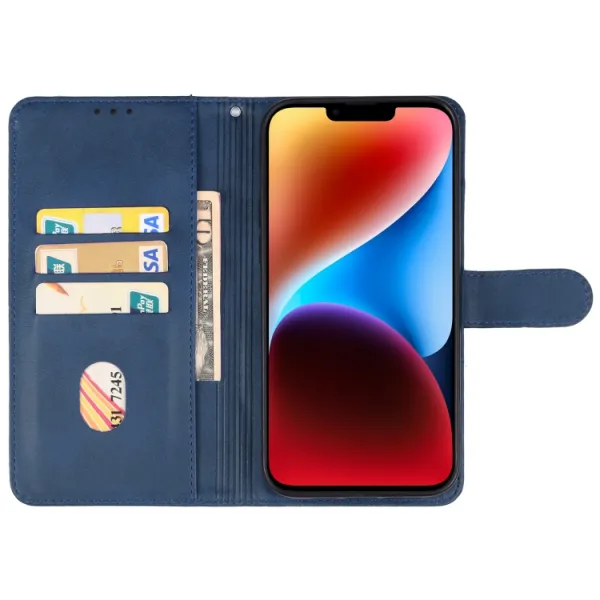 SMOOTH Peňaženkové puzdro pre Apple iPhone 15 Plus modré