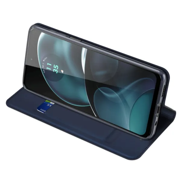 DUX Zaklápacie puzdro pre Motorola Moto G14 modré