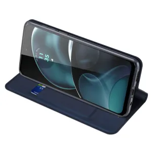 DUX Zaklápacie puzdro pre Motorola Moto G14 modré