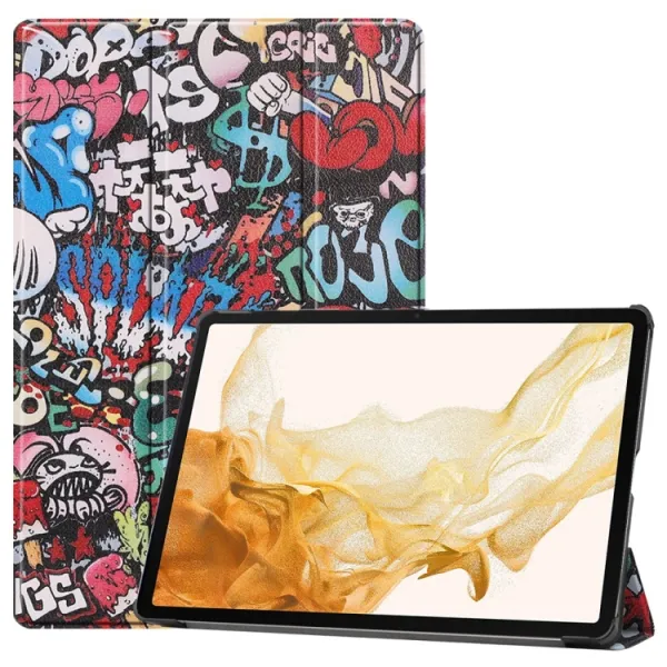 ART Zaklápacie puzdro pre Samsung Galaxy Tab S9+ / S10+ GRAFFITI