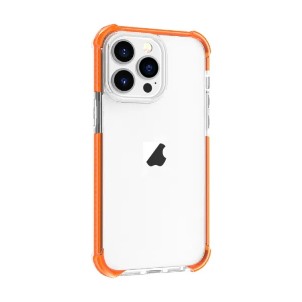SPRING Ochranný kryt pre Apple iPhone 15 Pro oranžový