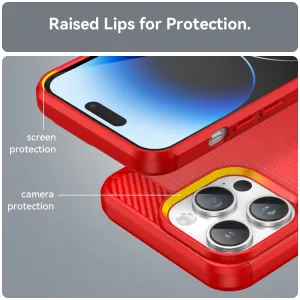 FLEXI TPU Kryt pre Apple iPhone 15 Pro Max červené