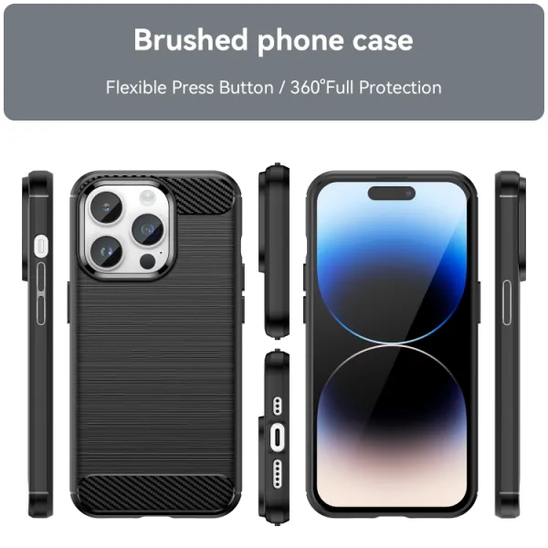 FLEXI TPU Kryt pre Apple iPhone 15 Pro Max čierny