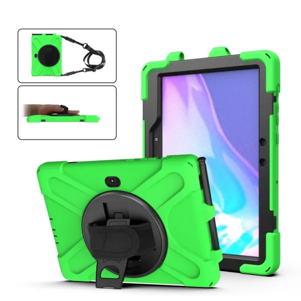 STANDING ULTRA Odolný kryt pre Samsung Galaxy Tab Active Pro (T540 / T545) / Tab Active4 Pro / Tab Active5 Pro zelený