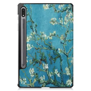 ART Zaklápacie puzdro pre Samsung Galaxy Tab S9 APRICOT BLOSSOM