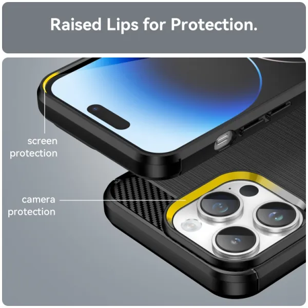 FLEXI TPU Kryt pre Apple iPhone 15 Pro Max čierny