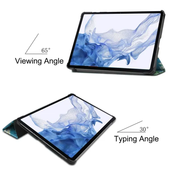 ART Zaklápacie puzdro pre Samsung Galaxy Tab S9 APRICOT BLOSSOM
