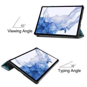 ART Zaklápacie puzdro pre Samsung Galaxy Tab S9 APRICOT BLOSSOM