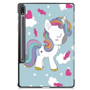 ART Zaklápacie puzdro pre Samsung Galaxy Tab S9 UNICORN