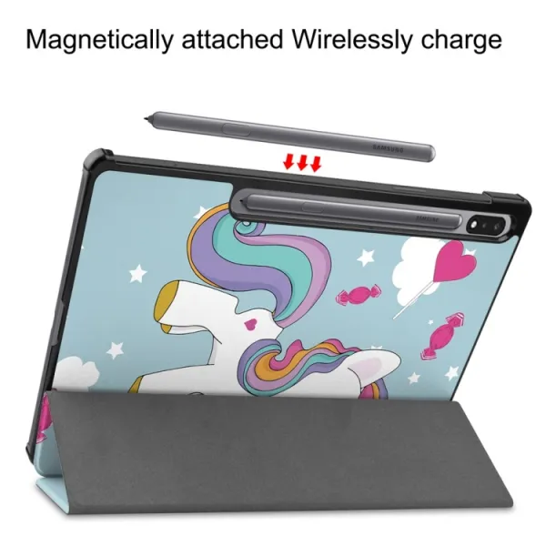 ART Zaklápacie puzdro pre Samsung Galaxy Tab S9 UNICORN