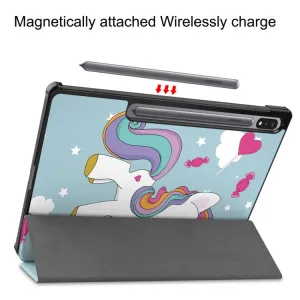 ART Zaklápacie puzdro pre Samsung Galaxy Tab S9 UNICORN