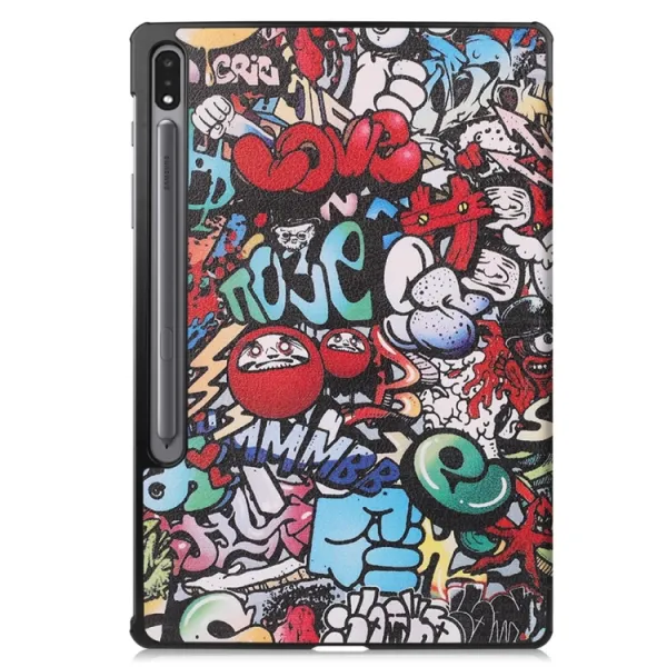 ART Zaklápacie puzdro pre Samsung Galaxy Tab S9+ / S10+ GRAFFITI
