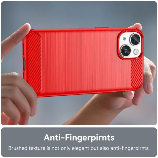 FLEXI TPU Kryt pre Apple iPhone 15 Plus červený