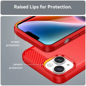 FLEXI TPU Kryt pre Apple iPhone 15 Plus červený