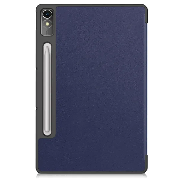 LEATHER PRO Zaklápací kryt pre Lenovo Tab P12 modrý