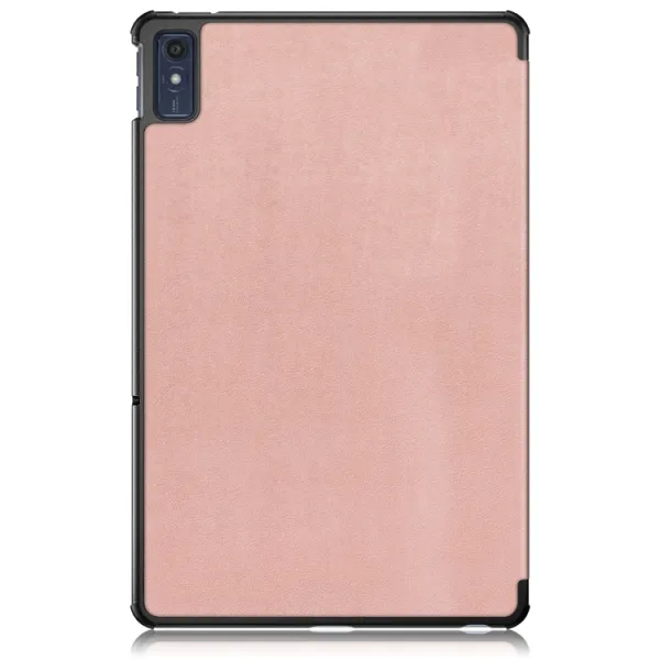 LEATHER Zaklápací kryt pre Lenovo Tab M10 5G ružovozlatý