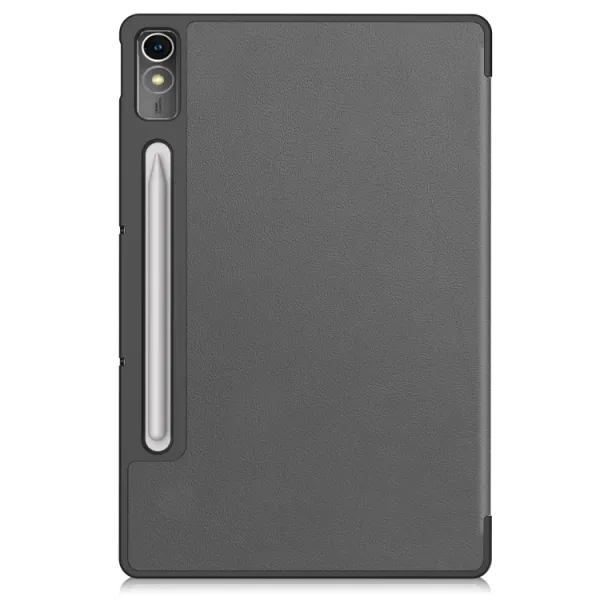 LEATHER PRO Zaklápací kryt pre Lenovo Tab P12 šedý