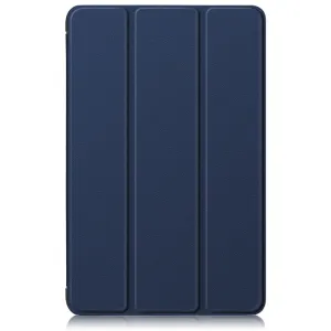 LEATHER Zaklápací kryt pre Lenovo Tab M10 5G modrý