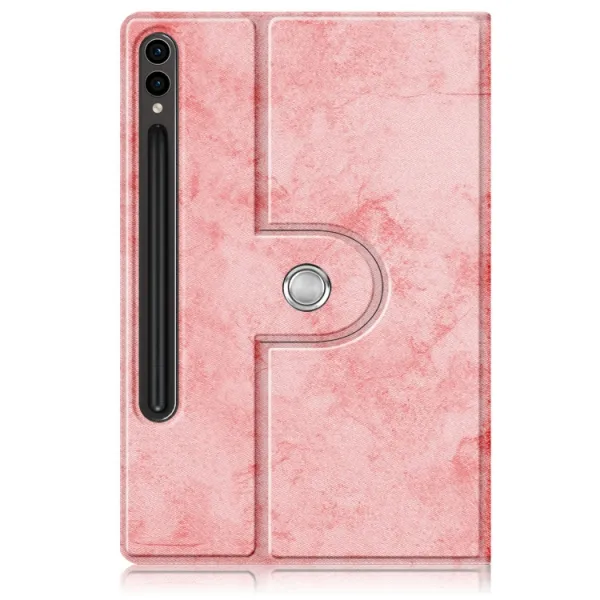 MARBLE Zaklápacie puzdro Samsung Galaxy Tab S9 ružové