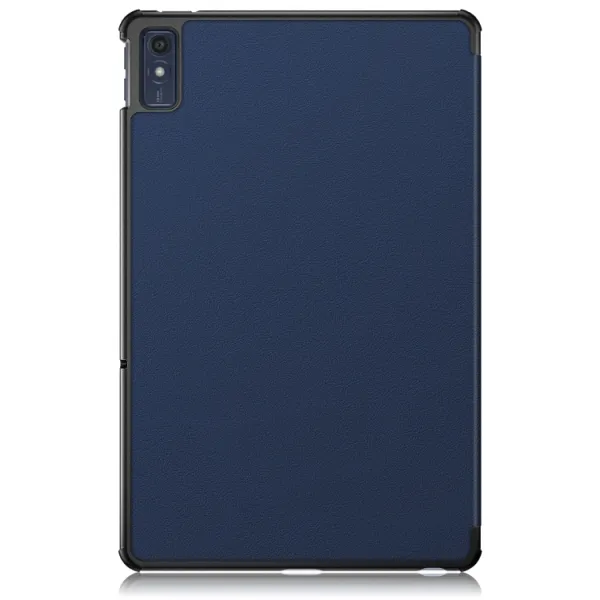 LEATHER Zaklápací kryt pre Lenovo Tab M10 5G modrý