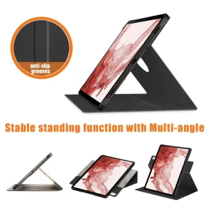 MARBLE Zaklápacie puzdro Samsung Galaxy Tab S9 šedé