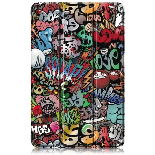 ART Zaklápacie puzdro pre Lenovo Tab M10 5G GRAFFITI