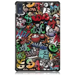 ART Zaklápacie puzdro pre Lenovo Tab M10 5G GRAFFITI