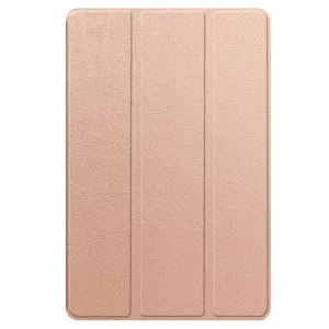 LEATHER PRO Zaklápací kryt pre Lenovo Tab P12 ružovozlatý