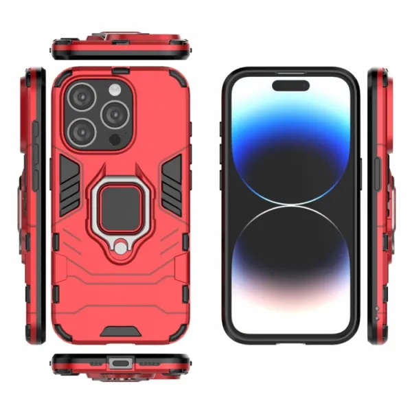 STRONG Ochranný kryt Apple iPhone 15 Pro červený
