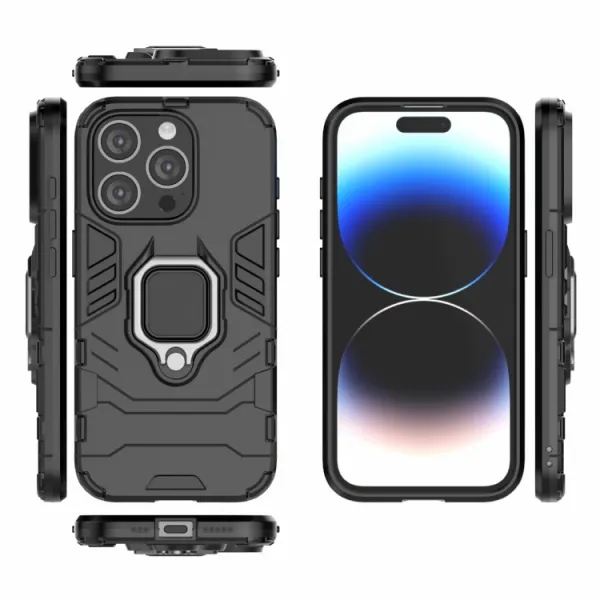STRONG Ochranný kryt Apple iPhone 15 Pro čierny