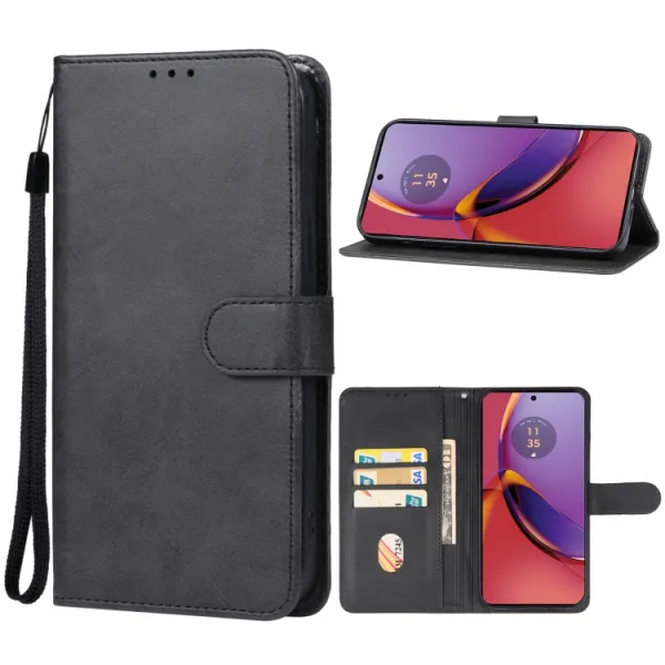 SMOOTH Peňaženkové puzdro pre Motorola Moto G84 5G čierne