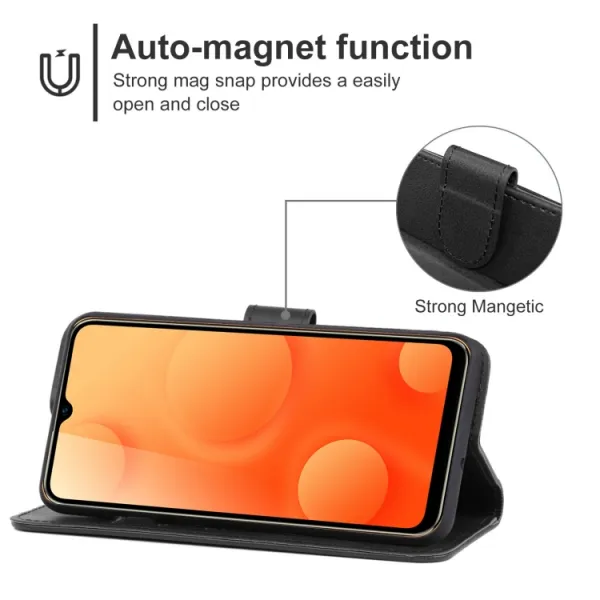 SMOOTH Peňaženkové puzdro pre Blackview A95 čierne
