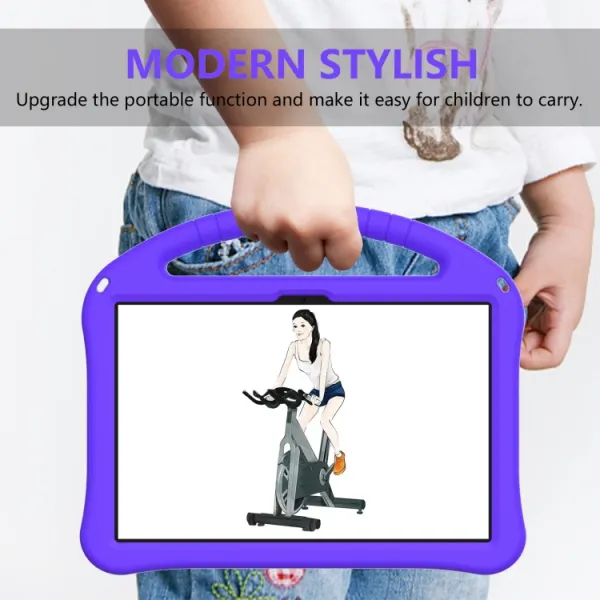 KIDDO Detský obal pre Lenovo Tab M10 5G fialový