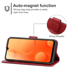 SMOOTH Peňaženkové puzdro pre Blackview A95 červené