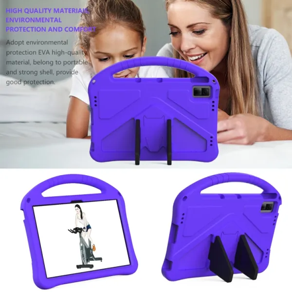 KIDDO Detský obal pre Lenovo Tab M10 5G fialový
