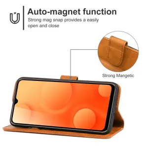SMOOTH Peňaženkové puzdro pre Blackview A95 hnedé