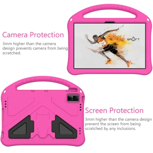 KIDDO Detský obal pre Lenovo Tab M10 5G ružový