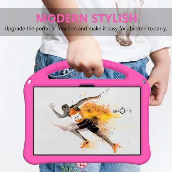 KIDDO Detský obal pre Lenovo Tab M10 5G ružový